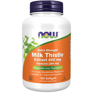 Now® Foods NOW Silymarin Extra Strength (extrakt z ostropestřce), 450 mg, 120 kapslí Doplněk stravy
