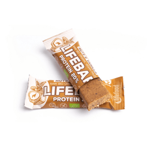 LifeFood - TyčinkaLifebar Protein tyčinka oříšková s vanilkou, BIO, 40 g *CZ-BIO-002