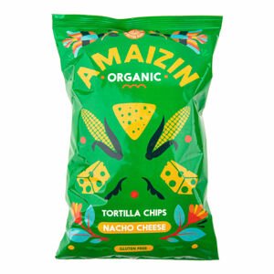 AMAIZIN  Chipsy kukuřičné nachos s příchutí sýra, 150 g, BIO * BE-BIO-02 certifikát