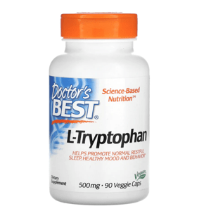 Doctor's Best Doctor’s Best L-Tryptofan with TryptoPure, 500 mg, 90 rostlinných kapslí Doplněk stravy