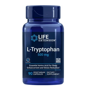 Life Extension L-Tryptofan 500 mg, 90 rostlinných kapslí Doplněk stravy