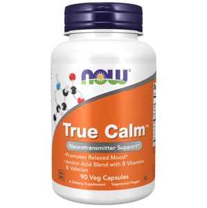 Now® Foods NOW True Calm, Podpora uvolnění a relaxace, 90 rostlinných kapslí Doplněk stravy