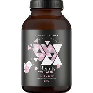 BrainMax Women Beauty Fish Collagen, mořský rybí kolagen Naticol®, 250 g Příchuť: Lesní jahoda Hydrolyzovaný mořský kolagen Naticol®, kyselina hyaluronová a vitamín C, doplněk stravy