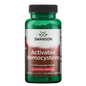 Swanson Activated Homocysteine, 60 rostlinných kapslí Doplněk stravy