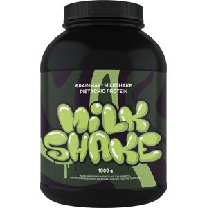 BrainMax Milkshake Protein, 1000 g Příchuť: Pistácie BIO syrovátka + BIO mléčný protein, doplněk stravy