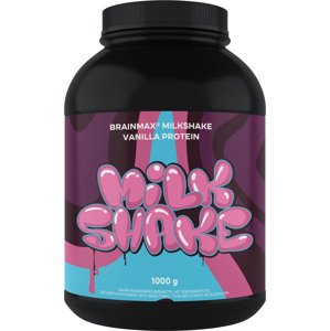 BrainMax Milkshake Protein, 1000 g Příchuť: Vanilka BIO syrovátka + BIO mléčný protein, doplněk stravy