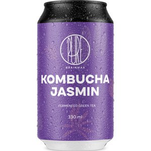 BrainMax Pure Kombucha Jasmin, Kombucha, jasmín, 330 ml Fermentovaný nápoj ze zeleného čaje