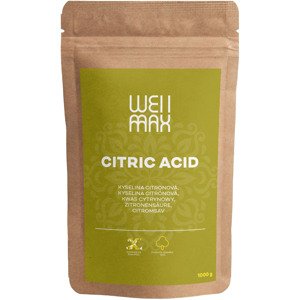 WellMax Kyselina citronová, Citric Acid, 1000 g Kyselina citronová pro univerzální využití v domácnosti či výrobu domácí kosmetiky