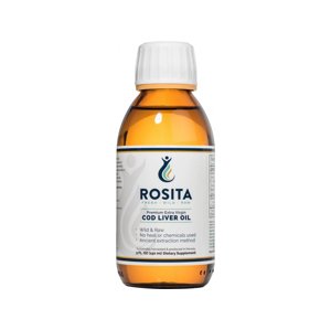 Rosita Extra Panenský olej z tresčích jater, 150 ml Doplněk stravy