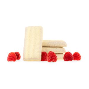 BrainMax Pure Raspberry & Lemon Collagen Bar, Kolagenová tyčinka, Malina a citron, 60 g 7 g grass-fed kolagenu, 14 g bílkovin, 11 g vlákniny