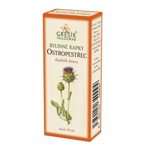 Bylinné kapky Ostropestřec 50 ml Doplněk stravy