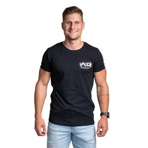 Triko BrainMax LAUF pánské, černé Velikost: XL Tričko pro muže s logem LAUF