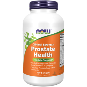 Now® Foods NOW Clinical Strength Prostate Health (podpora prostaty), 180 softgel kapslí Doplněk stravy