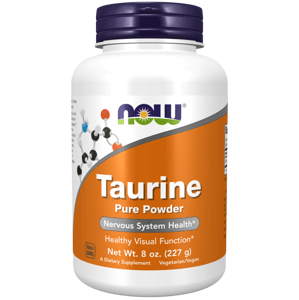 Now® Foods NOW Taurine Pure Powder (Taurin) prášek, 227 g Doplněk stravy
