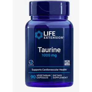 Life Extension Taurine, taurin, 1000 mg, 90 rostlinných kapslí Doplněk stravy