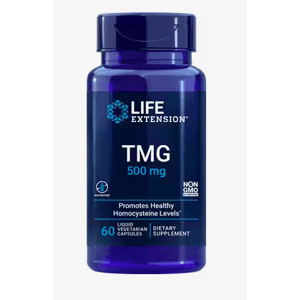 Life Extension TMG (Trimethylglycin), 500 mg, 60 kapslí Doplněk stravy