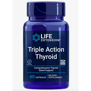 Life Extension Triple Action Thyroid, podpora štítné žlázy, 60 kapslí Doplněk stravy