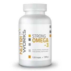 NutriWorks Strong Omega 3 120 kapslí Doplněk stravy