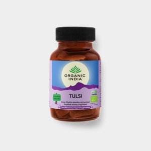 Organic India Tulsi 60 kapslí *CZ-BIO-001 certifikát, doplněk stravy