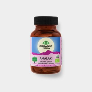 Organic India Amalaki antioxidant s přírodním vitaminem C 60 kapslí *CZ-BIO-001 certifikát, doplněk stravy