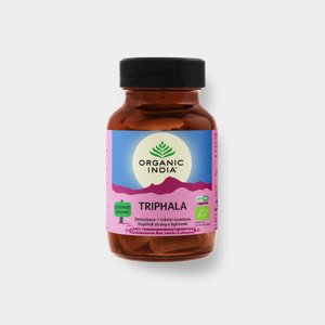 Organic India Triphala 60 kapslí *CZ-BIO-001 certifikát, doplněk stravy
