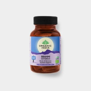 Organic India Brahmi 60 kapslí *CZ-BIO-001 certifikát, doplněk stravy