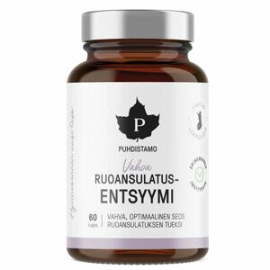 Puhdistamo - Super Digestive Enzymes 60 kapslí (Super trávicí enzymy - Vahva Ruoansulatus Enstsyymi) Doplněk stravy