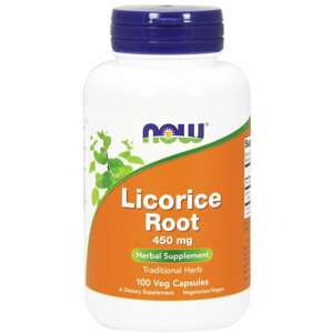 Now® Foods NOW Licorice Root (Lékořice kořen) 450 mg 100 kapslí Doplněk stravy
