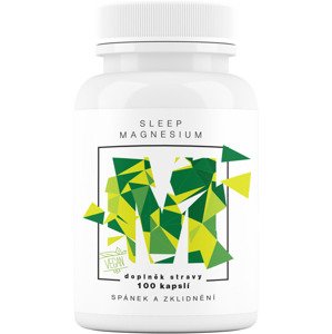 BrainMax Sleep Magnesium®, 320 mg, 100 kapslí (Hořčík, GABA, L-theanin, Vitamín B6, šťáva z višně) Komplex pro zdravý spánek, relaxaci a rychlé usínání, doplněk stravy