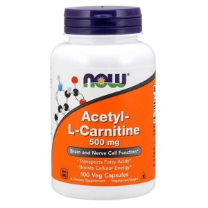 Now® Foods NOW Acetyl-L-Carnitine 500 mg, 100 kapslí Doplněk stravy
