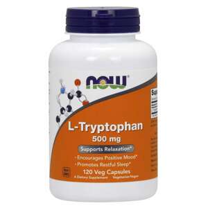 Now® Foods NOW L-Tryptofan 500 mg, 120 rostlinných kapslí Doplněk stravy