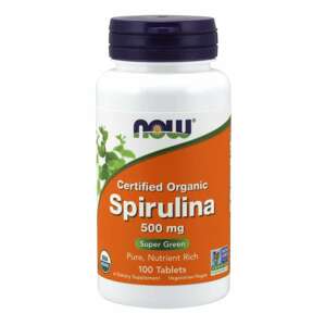 Now® Foods NOW Spirulina Organic, 500 mg, 100 tablet Doplněk stravy