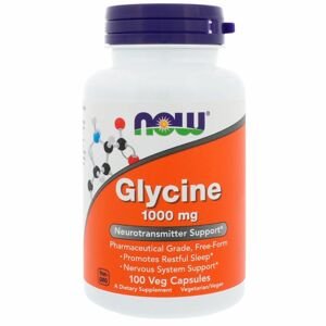 Now® Foods NOW Glycin, 1000 mg, 100 kapslí Doplněk stravy