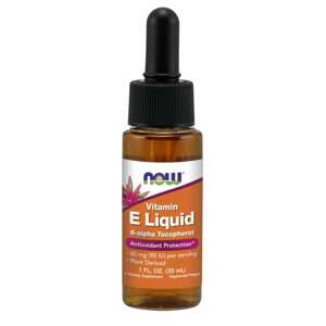 Now® Foods NOW Vitamin E Liquid 90 IU, Tekutý Vitamín E, 150 dávek, 30 ml. Doplněk stravy