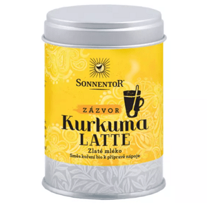 Sonnentor Kurkuma Latte - zázvor BIO, 60 g dóza *CZ-BIO-001 certifikát