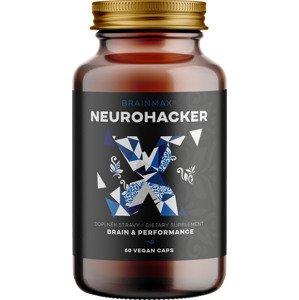 BrainMax NeuroHacker, Dopamine Upgrade! 60 rostlinných kapslí Složení založené na 8 vědecky ověřených látkách pro podporu motivace, koncentrace a mentálního výkonu, doplněk stravy