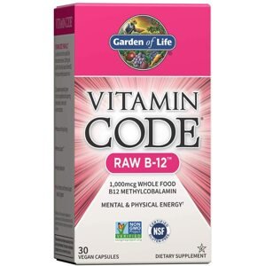 Garden of Life Vitamin Code RAW B12, 1000 mcg, 30 kapslí Doplněk stravy