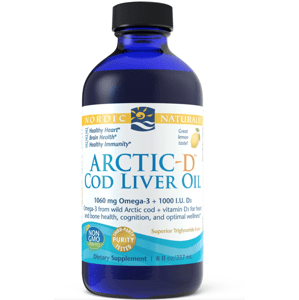 Nordic Naturals Arctic-D Cod liver oil (olej z tresčích jater) - Lemon, 237 ml Doplněk stravy