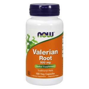 Now® Foods NOW Valerian Root (kozlík lékařský), 500 mg, 100 rostlinných kapslí Doplněk stravy