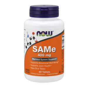 Now® Foods NOW SAMe (S-adenosylmethionin), 400 mg, 60 tablet Doplněk stravy