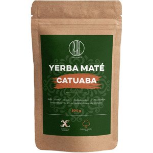 BrainMax Pure Yerba Maté, Catuaba, 500 g Směs kvalitní brazilské yerby obohacená o plody jeřábu a catuaby