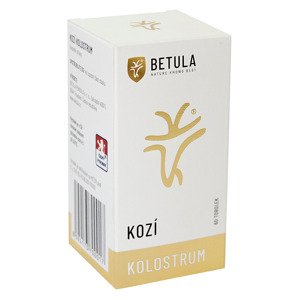 Betula - Kozí kolostrum (colostrum), 250 mg, 60 kapslí Doplněk stravy