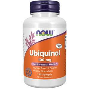 Now® Foods NOW Ubiquinol, Kaneka, 100 mg, 120 softgel kapslí Doplněk stravy