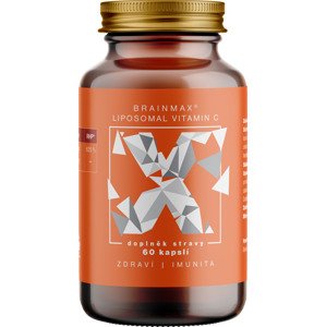 BrainMax Liposomal Vitamin C UPGRADE, Lipozomální Vitamín C, 500 mg, 60 rostlinných kapslí Doplněk stravy