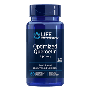 Life Extension Life Extension, Optimized Quercetin, Kvercetin, 250 mg, 60 rostlinných kapslí Doplněk stravy