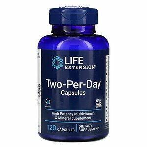 Life Extension Two Per Day multivitamín, 120 kapslí Doplněk stravy
