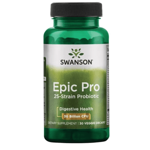 Swanson Epic Pro probiotika 25 kmenů, 30 mld CFU, 30 kapslí Doplněk stravy