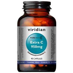 Viridian Extra C 950mg (Vitamín C), 90 kapslí Doplněk stravy