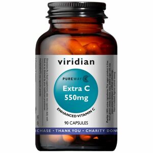 Viridian Extra C 550mg (Vitamín C), 90 kapslí Doplněk stravy