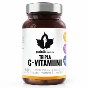 Puhdistamo - Triple Vitamin C 60 kapslí Doplněk stravy
